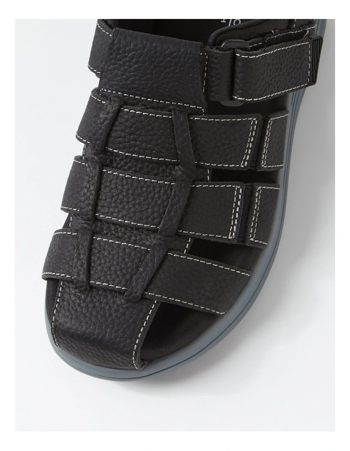 Hampshire Black Leather Sandals image 4