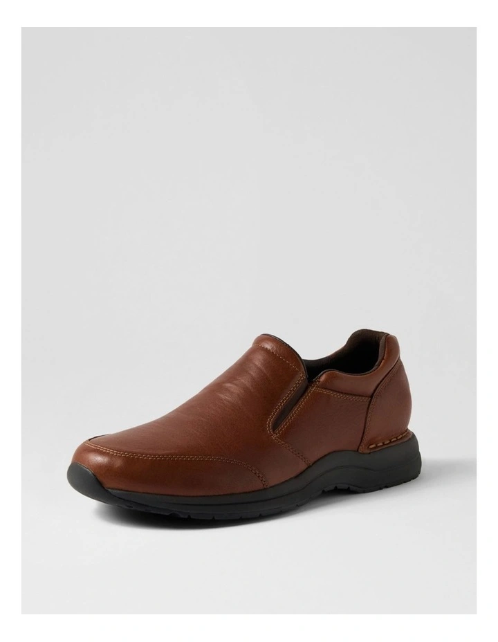Edge Hill 2 Slip Light Brown Leather Flat Shoes image 2