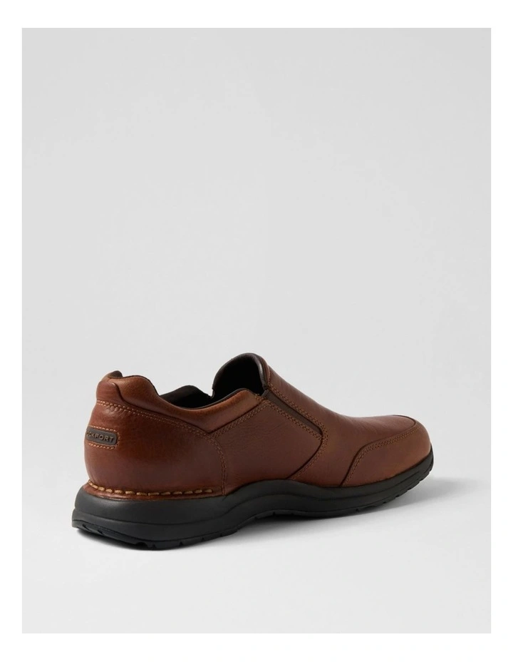 Edge Hill 2 Slip Light Brown Leather Flat Shoes image 3