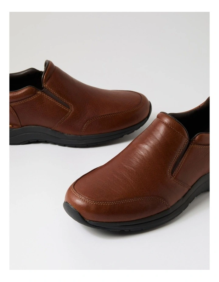 Edge Hill 2 Slip Light Brown Leather Flat Shoes image 5