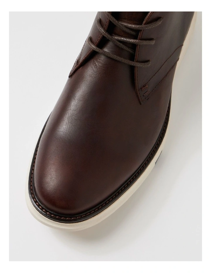 Dolittle Brown Leather Lace Up Boots image 4
