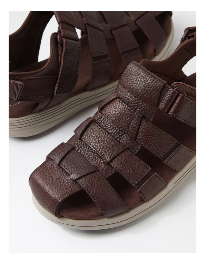 Hampshire Brown Leather Sandals image 5