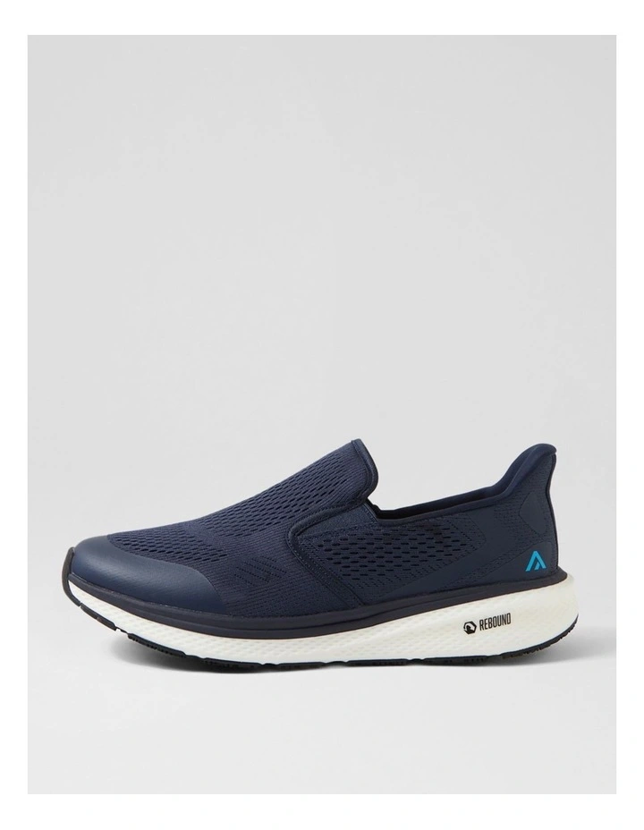 Luman Navy Mesh Sneakers image 1