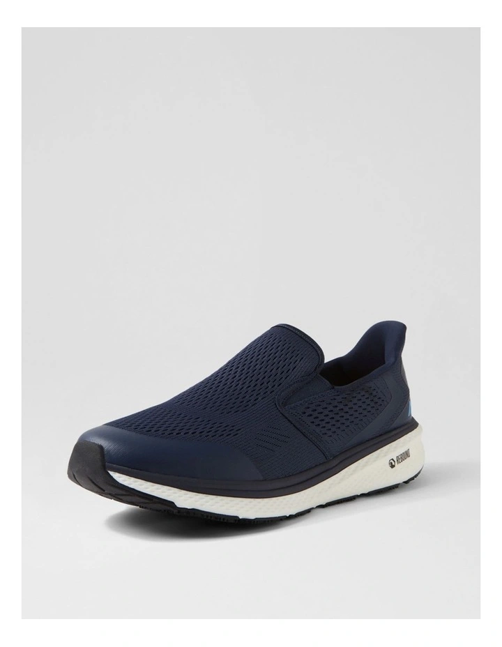 Luman Navy Mesh Sneakers image 2