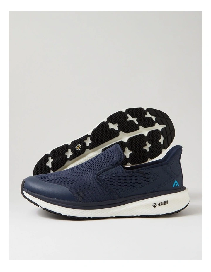 Luman Navy Mesh Sneakers image 5