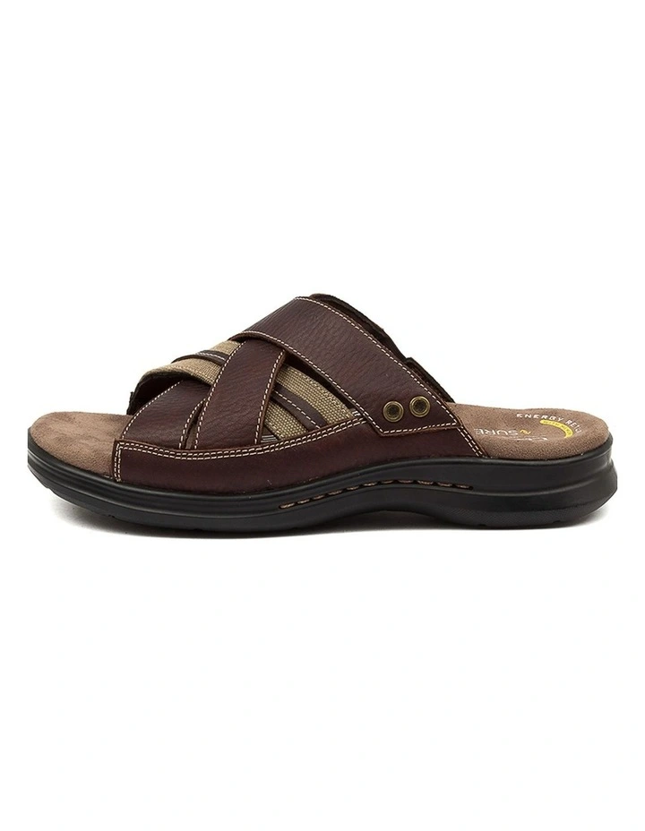 IVORY CHOC TUMBLE LEATHER image 1