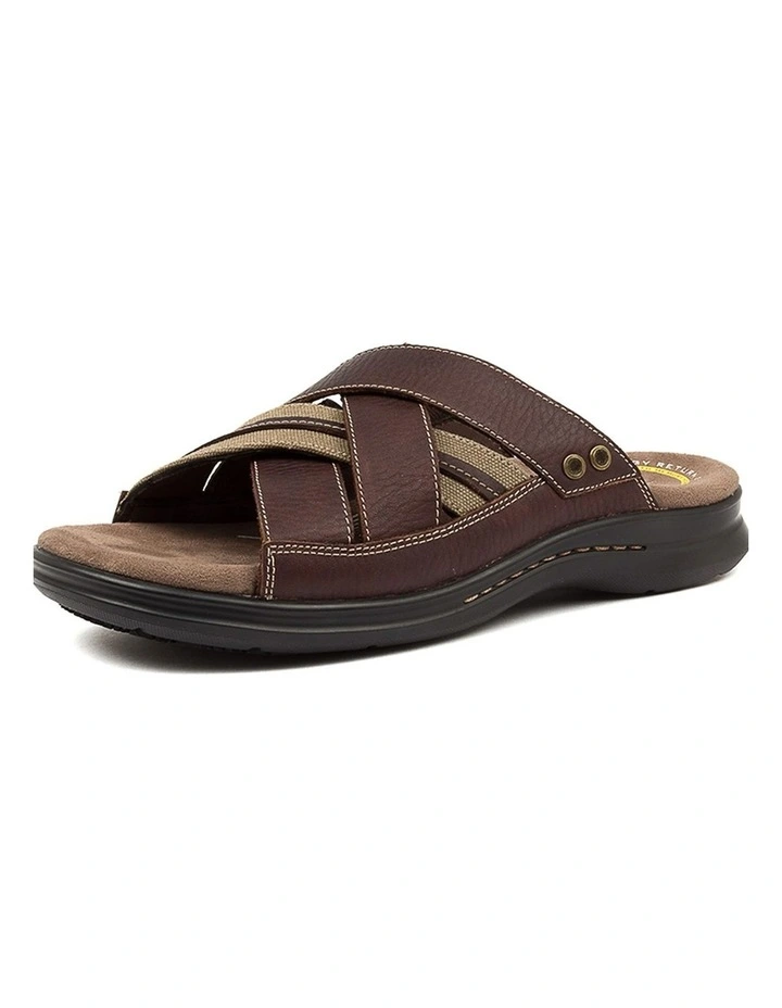 IVORY CHOC TUMBLE LEATHER image 2