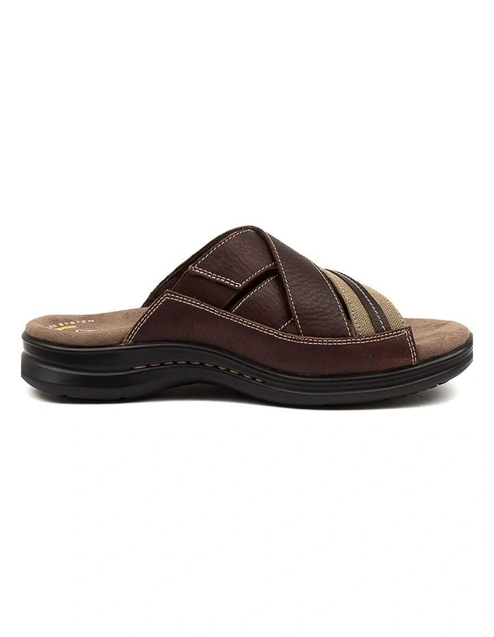 IVORY CHOC TUMBLE LEATHER image 3