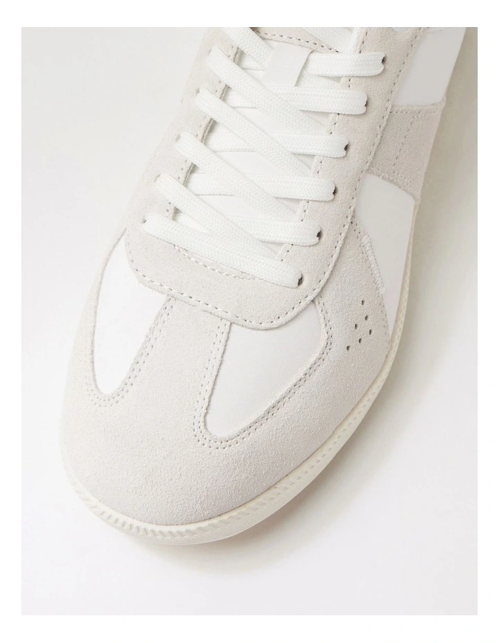 Comrade White Leather Sneakers image 4
