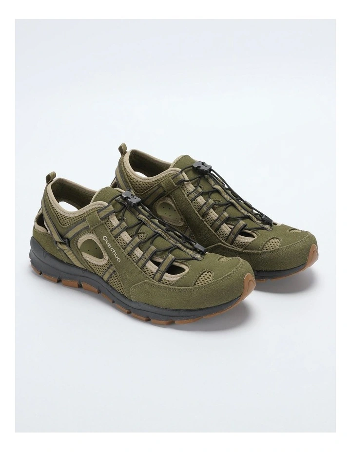 Decathlon - Quechua Mens Hiking Sandals NH500 Fresh Olive Green image 2