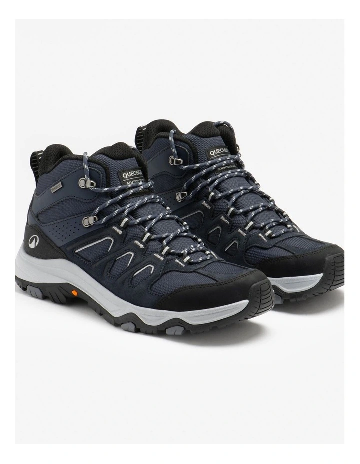 Decathlon - Quechua Mens Hiking Boots MH500 Asphalt Blue image 2