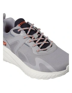 Decathlon - Skechers Men Bobs Squad Chaos Elevated Drift Trainer Grey