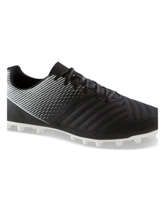 Decathlon - Agility 100 FG Adult Dry Pitches Football Boots - Black