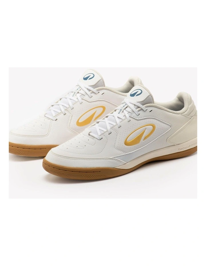 Decathlon - Adult Futsal Shoes Eskudo Club Sala - White/Ivory image 2