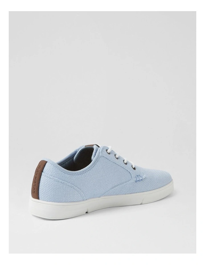 Albatross Mw Sky Blue Weave Canvas Sneakers image 3