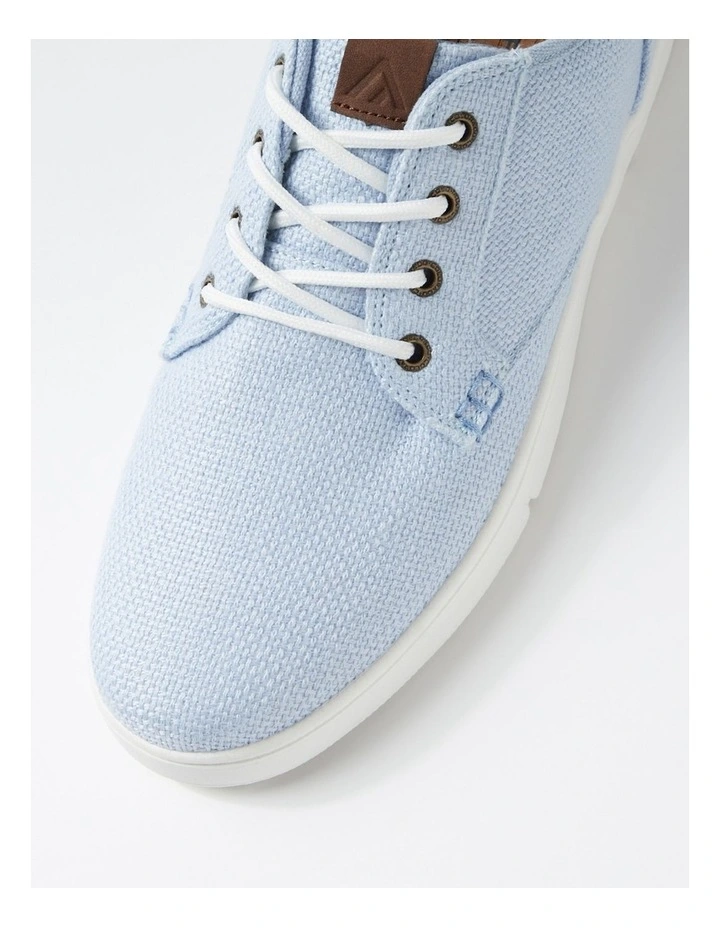 Albatross Mw Sky Blue Weave Canvas Sneakers image 4