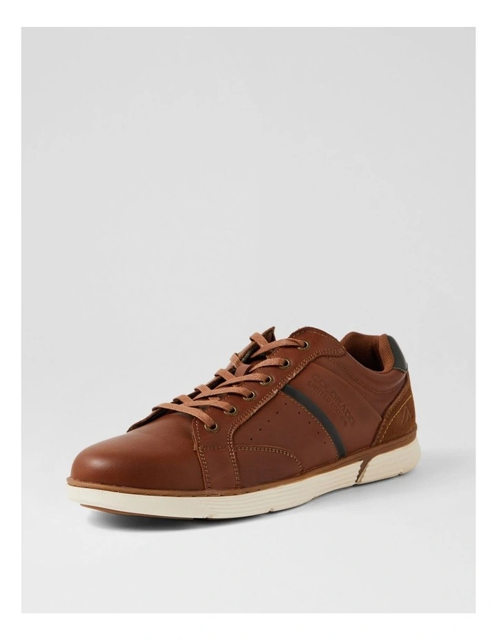 Keffler Cognac Leather Sneakers image 2