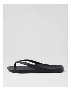Scuba L Black Eva Thongs