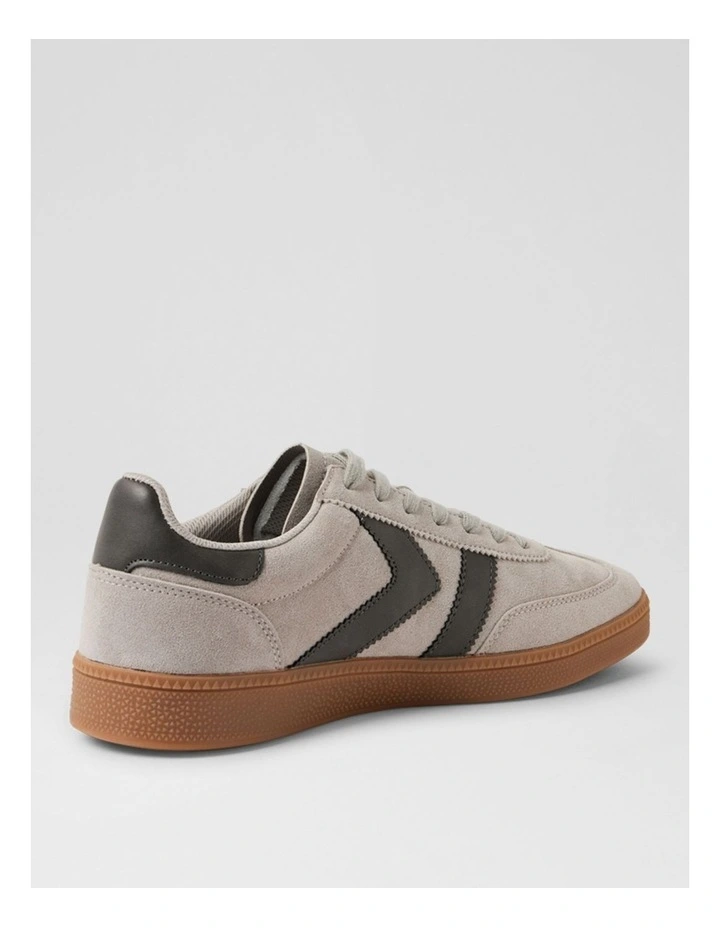 Condor Grey Leather Microsuede Sneakers image 3