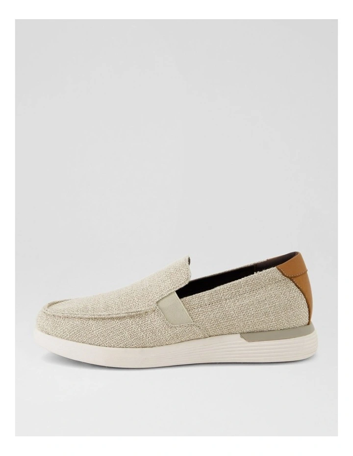 Trepid Natural Canvas Flat Shoes image 1