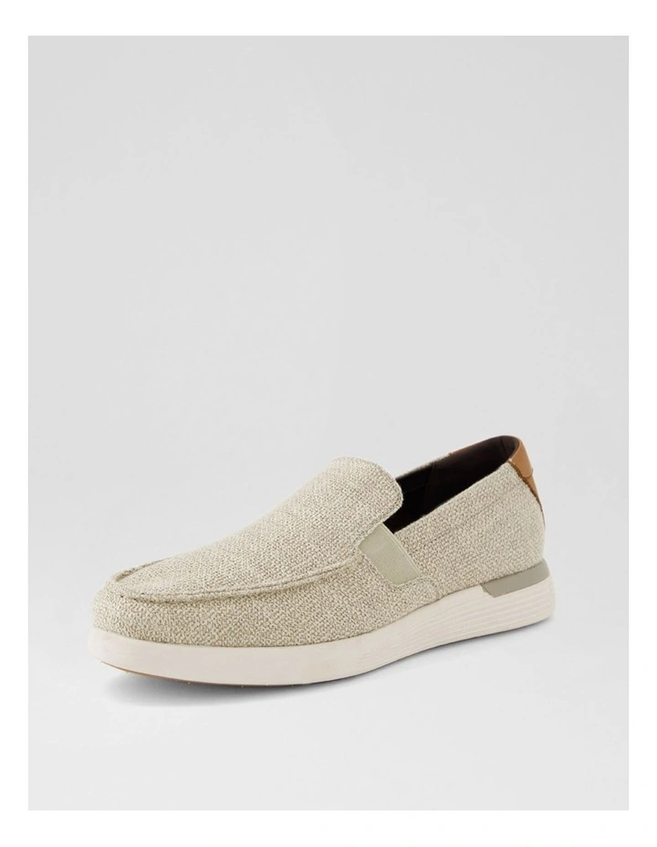 Trepid Natural Canvas Flat Shoes image 2