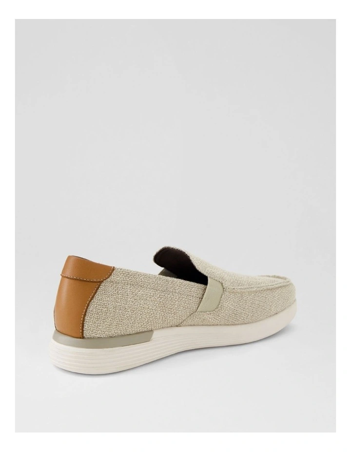 Trepid Natural Canvas Flat Shoes image 3