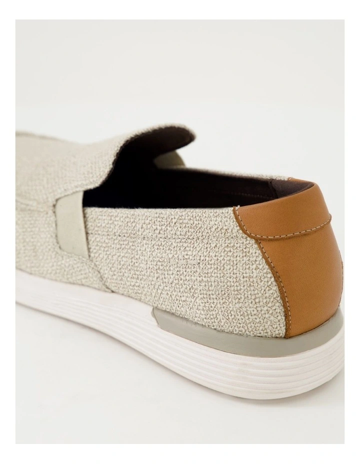 Trepid Natural Canvas Flat Shoes image 5