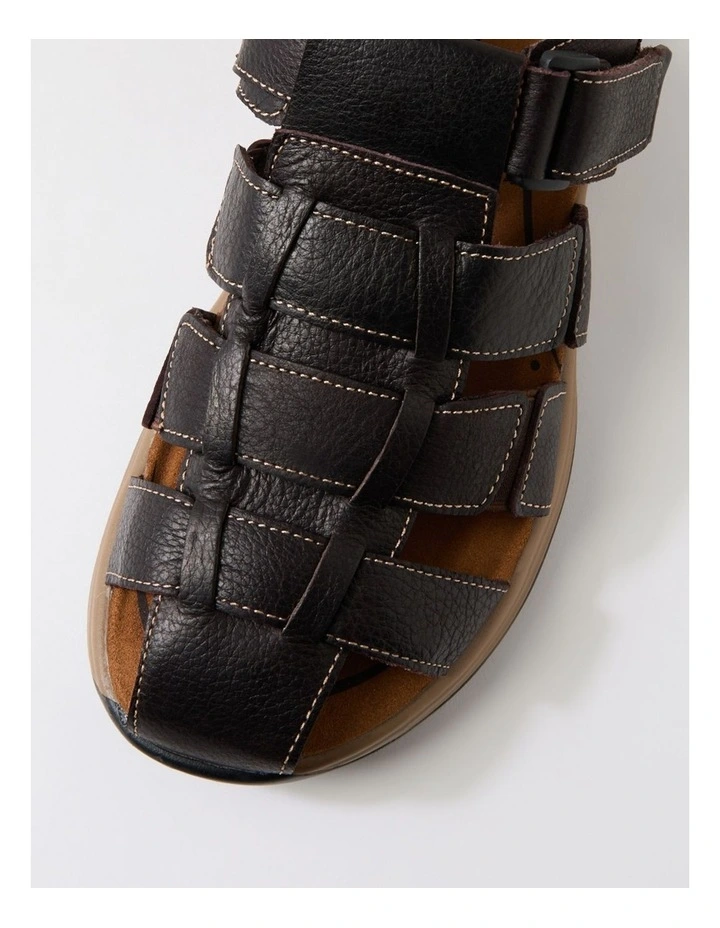 Taco Brown Leather Sandals image 4