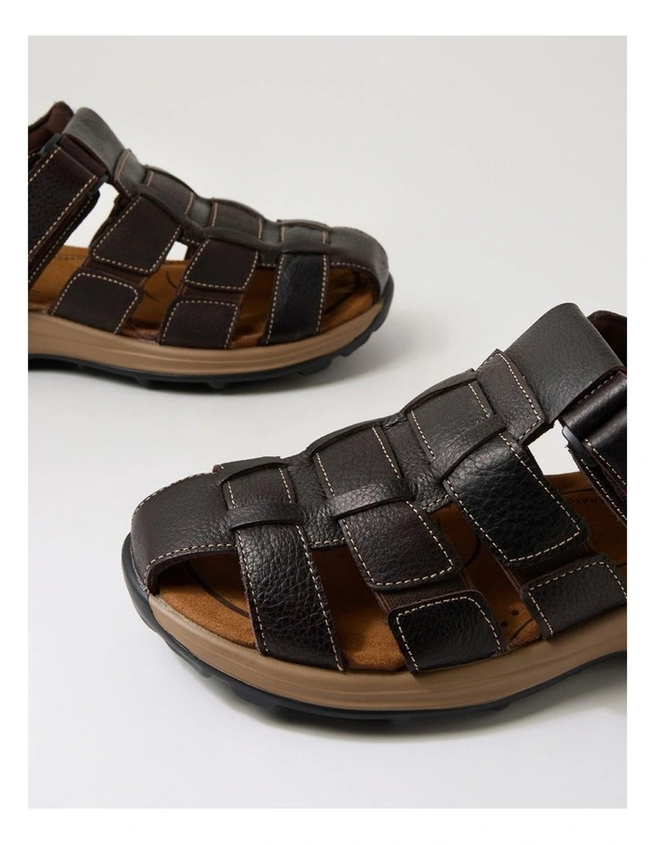 Taco Brown Leather Sandals image 5