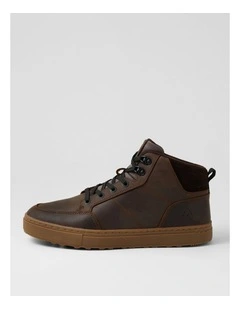 Cheech Brown Crazyhorse Leather Lace Up Boots