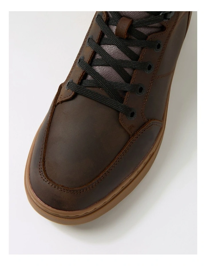 Cheech Brown Crazyhorse Leather Lace Up Boots image 4
