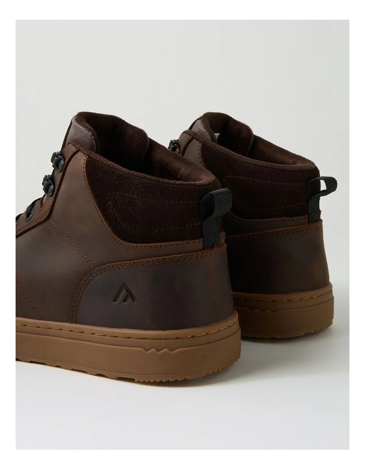 Cheech Brown Crazyhorse Leather Lace Up Boots image 5