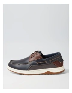 GULL NAVY PULL UP LEATHER