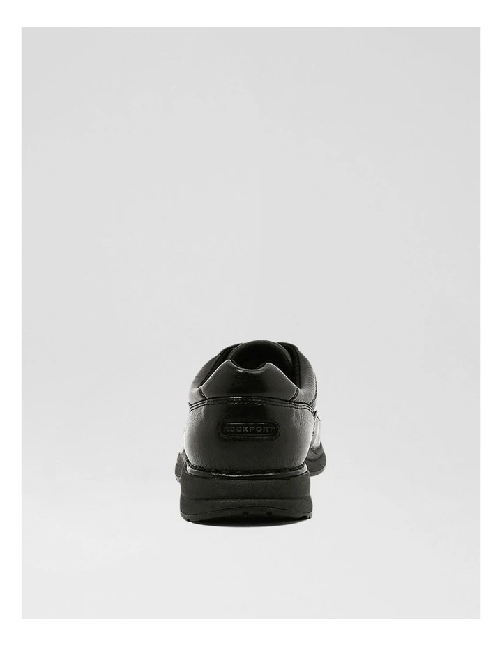 Edge Hill Black Leather Flat Shoes image 3