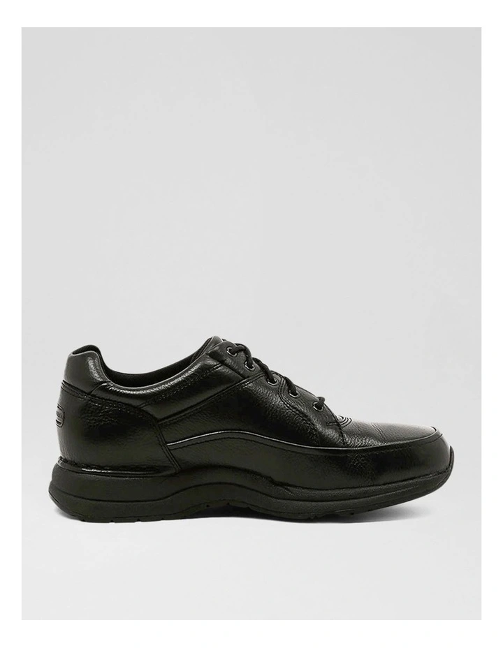 Edge Hill Black Leather Flat Shoes image 4