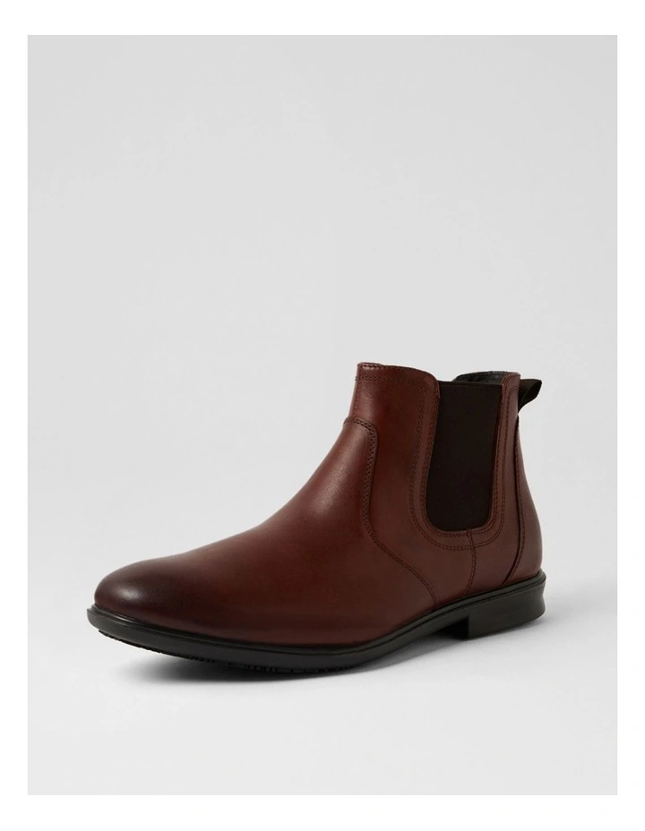 Porter Dark Tan Leather Chelsea Boots image 2