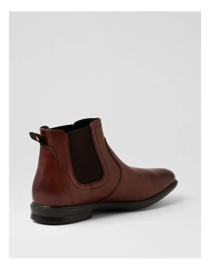 Porter Dark Tan Leather Chelsea Boots image 3