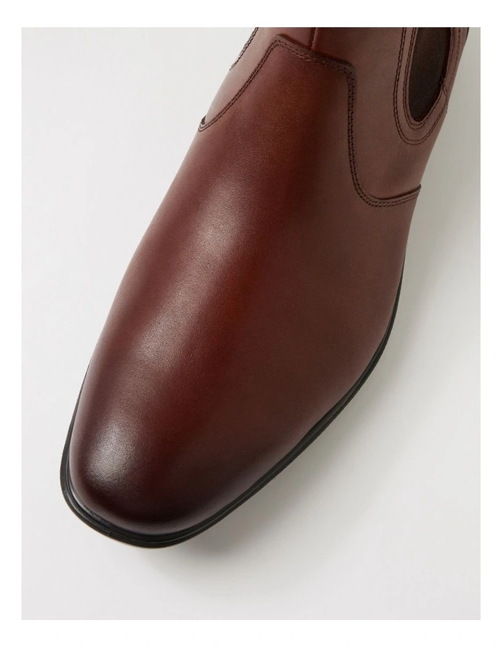 Porter Dark Tan Leather Chelsea Boots image 4