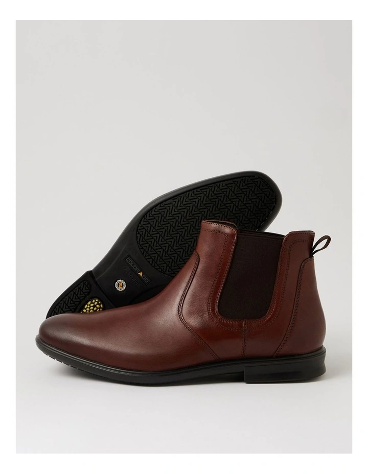Porter Dark Tan Leather Chelsea Boots image 5