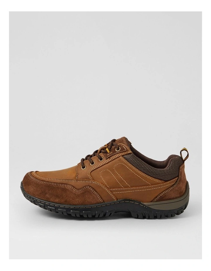 Tonka Bark Crazyhorse Leather Lace Up Flats image 1