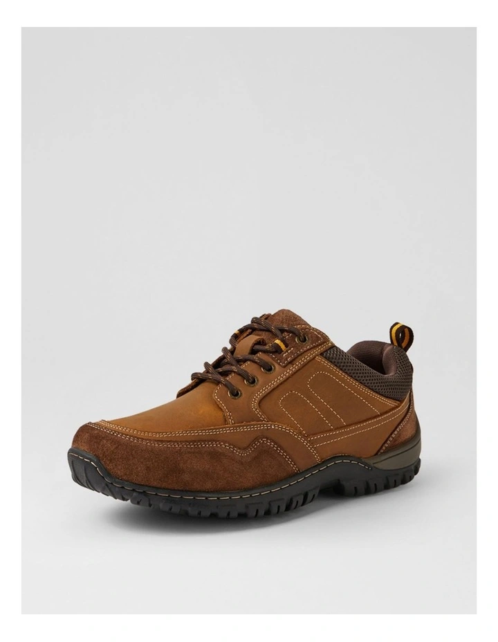 Tonka Bark Crazyhorse Leather Lace Up Flats image 2
