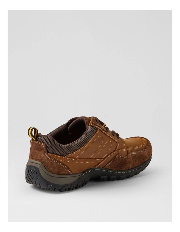 Tonka Bark Crazyhorse Leather Lace Up Flats image 3