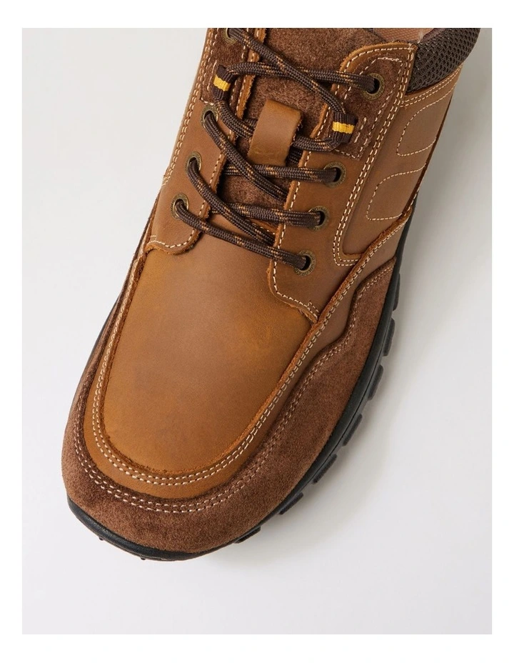 Tonka Bark Crazyhorse Leather Lace Up Flats image 4