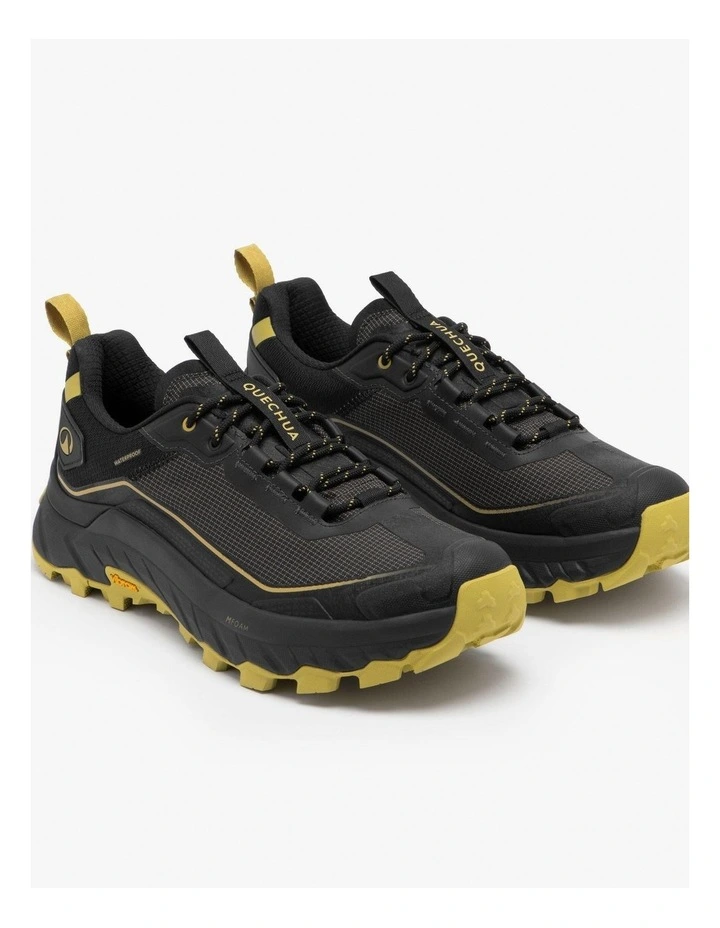 Decathlon - Mens low-rise waterproof hiking boots, MH900 - Black image 3