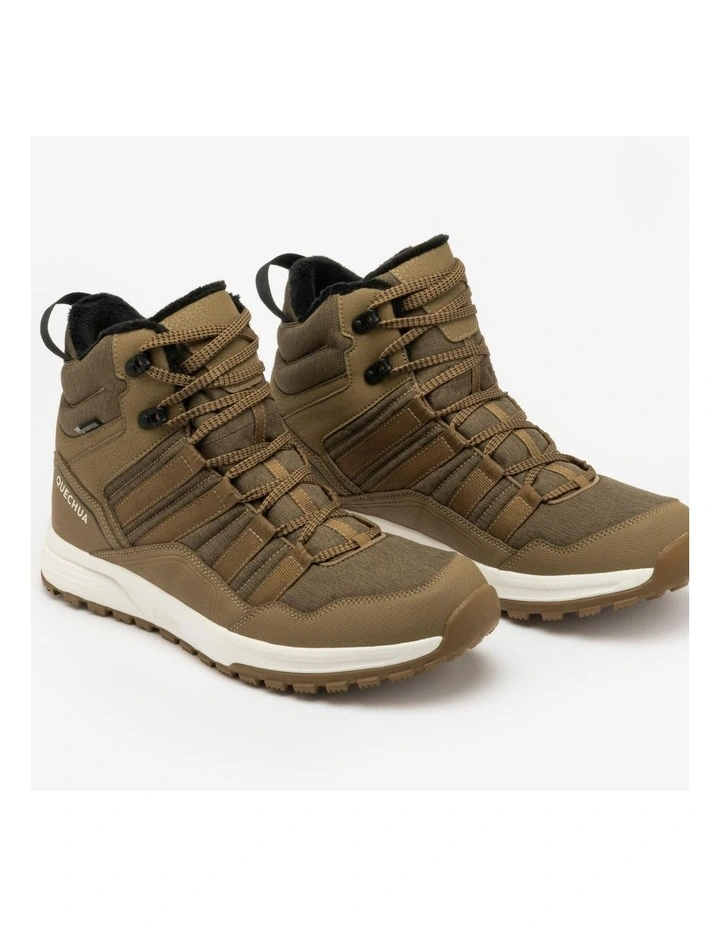 Decathlon - Quechua Mens Hiking Boots NH500 Brown image 2