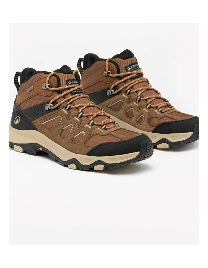 Decathlon - Quechua Mens Hiking Boots MH500 Brown image 6