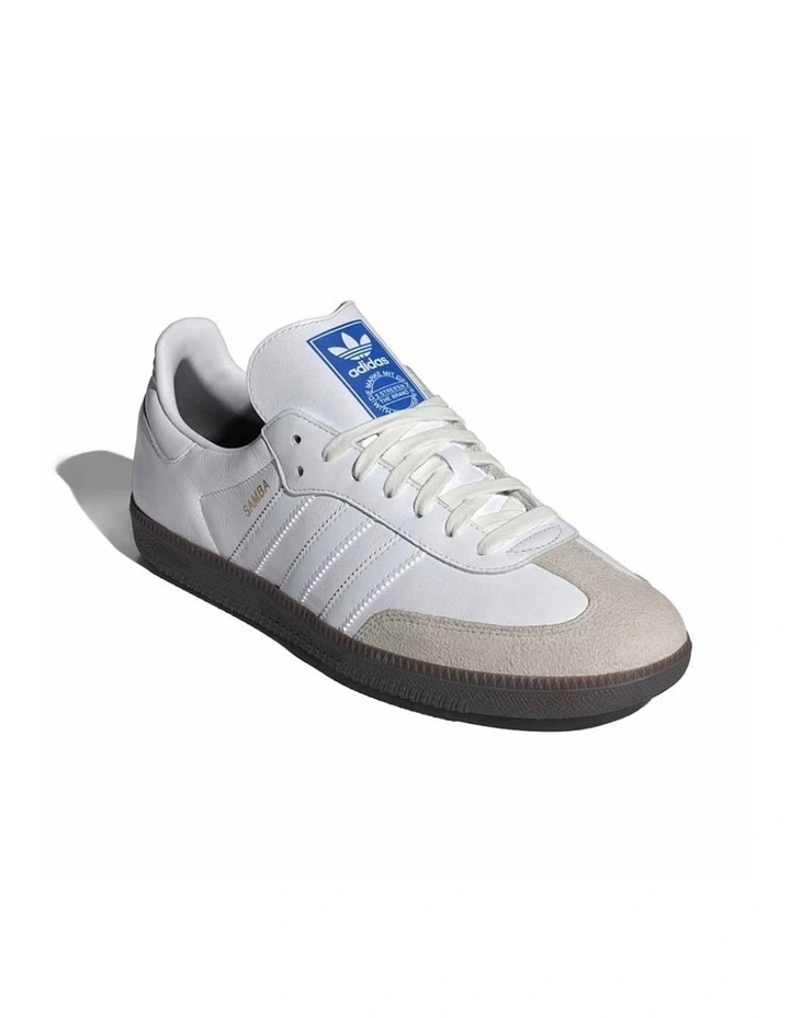 Adidas Originals Samba OG Casual Shoe White/Black/Clear Granite image 2