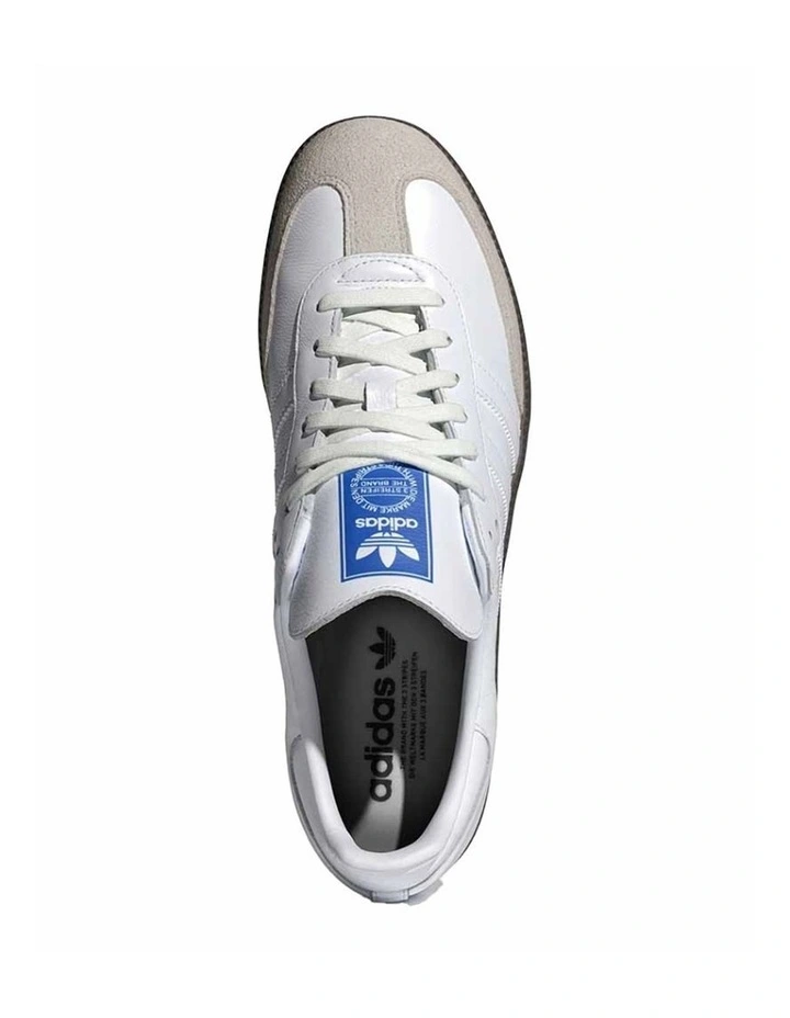 Adidas Originals Samba OG Casual Shoe White/Black/Clear Granite image 3