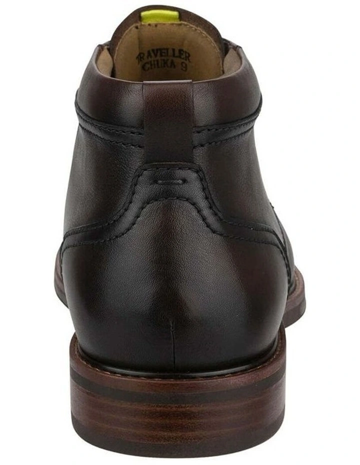 Traveller Chukka Plain Chukka Boot In Brown image 4