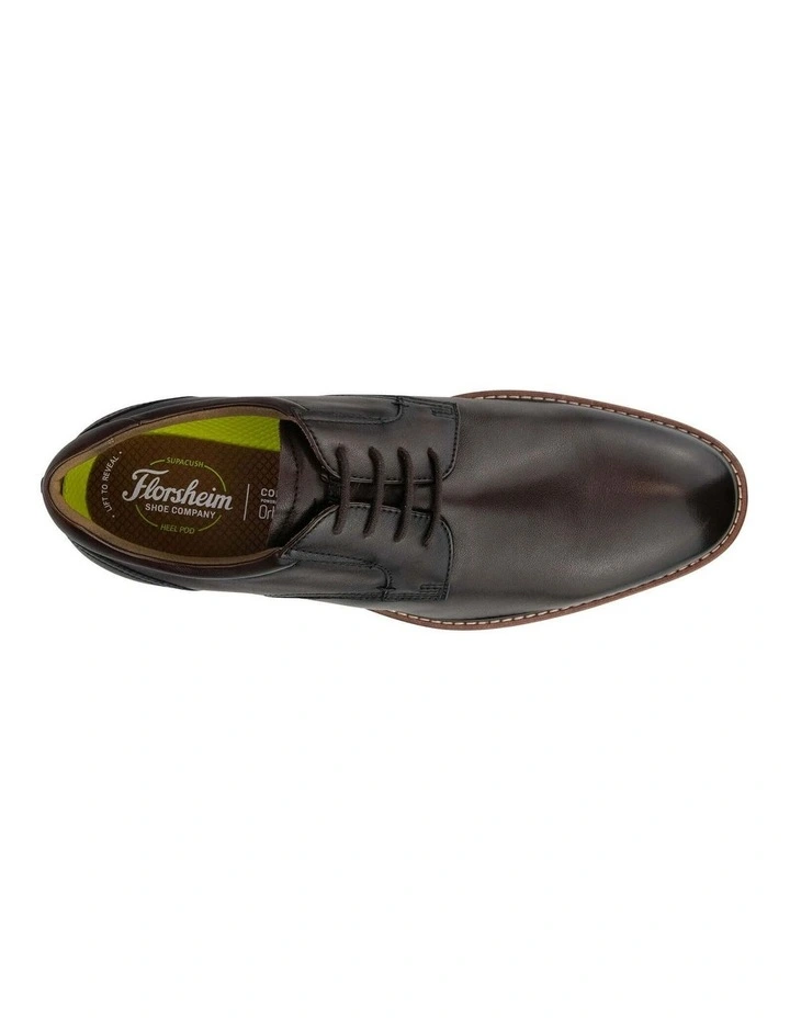 Traveller Plain Toe Derby In Brown image 6